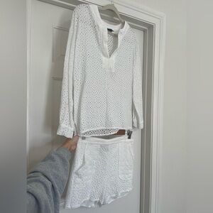 100% Cotton Eyelet VICI set